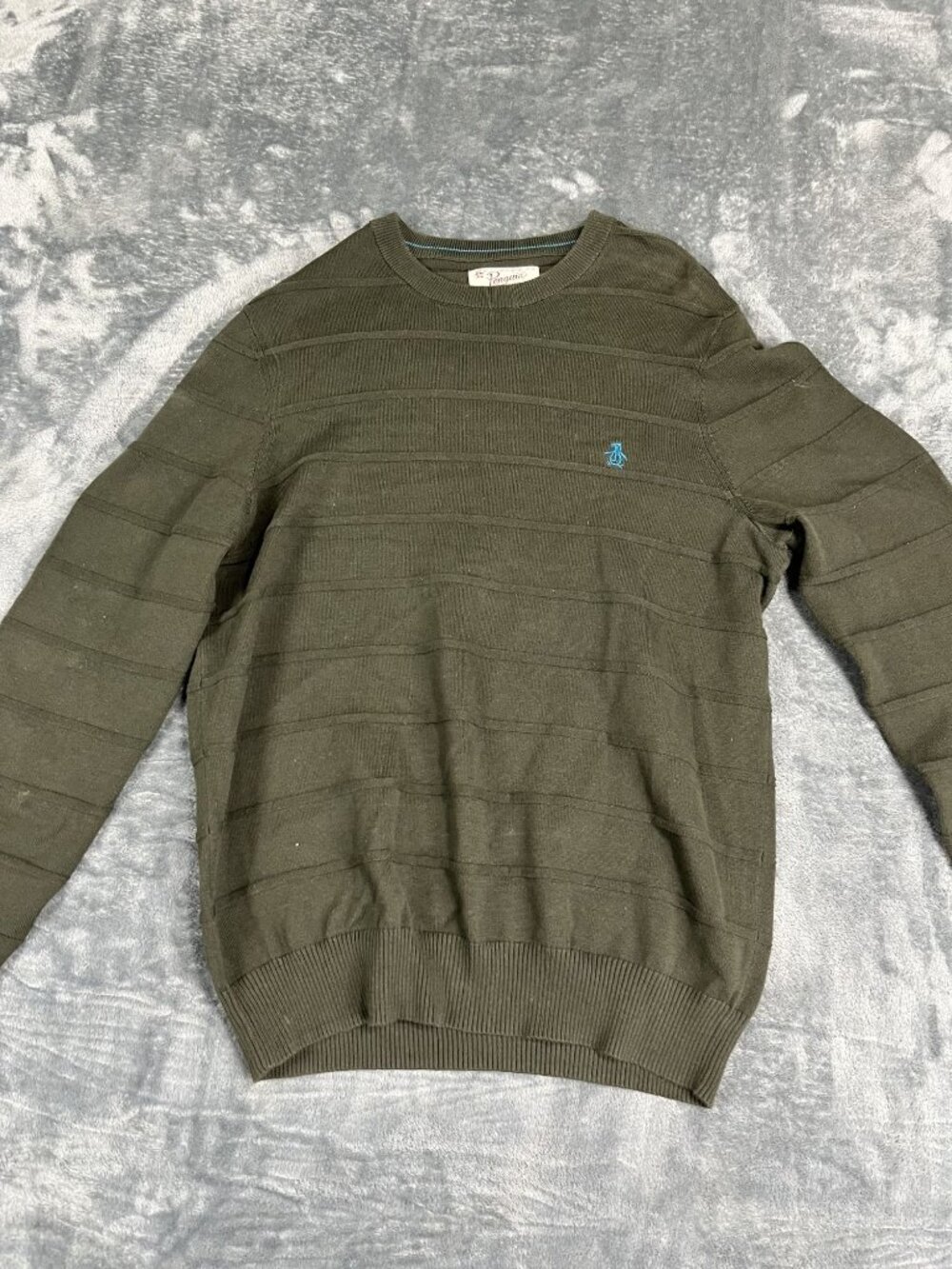 Original Penguin Green Crewneck Sweater Mens M